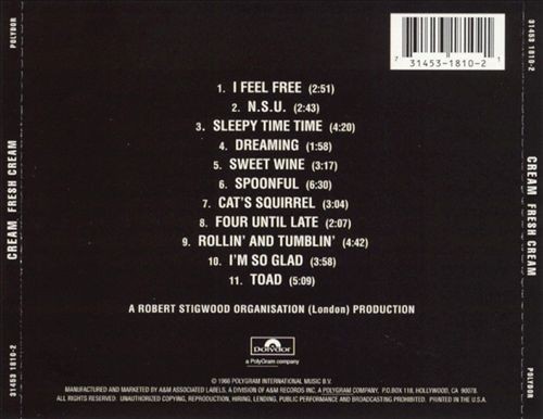 Cream Cream New Cd