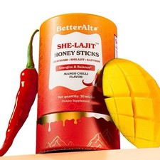 She-Lajit Honey Sticks for Women Organic Himalayan Shilajit Honey, Mango Chill