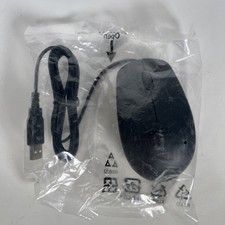 Dell USB 3 Button Optical Mouse DP/N 011D3V - Black, USB Wired, New And Sealed