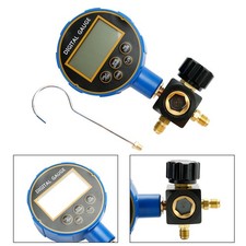 K&auml;lte HVAC Digital Manometer Einzelverteiler-Manometer