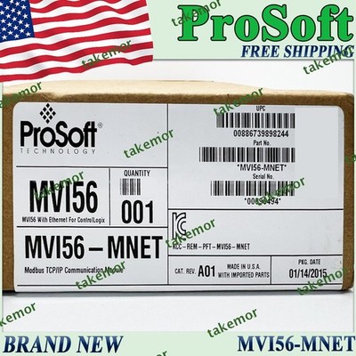 New ProSoft MVI56-MNET Modbus TCP/IP Client/Server Network Interface Module