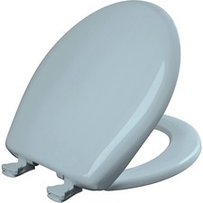 Bemis 200SLOWT Classic Colors Round Closed-Front Toilet Seat and - Blue