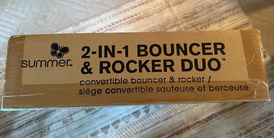 ¡¡Nuevo sellado de fábrica!! Dúo de gorila y balancín Summer Infant 2 en 1 (gris y verde azulado) Foto 3 de 4