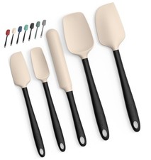 Coukre Silicone Spatula Set of 5,High Heat Resistant, Food Grade Silicone, Up...