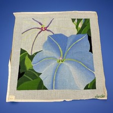 DEDE Hand Painted Needlepoint Canvas - Morning Glory Glories Flower Spring 13ct