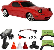 Skymaker LDRC Mazda MX5 Miata RC Drift Car 1/18, 2,4 GHz Drifting con giroscopio Pop-u