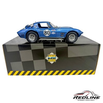 Exoto Racing Legends Corvette Grand Sport Blue coupe #80 Nassau Thompson 1:18 D1