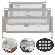 Bettgitter Rausfallschutz Boxspring Baby Bettschutzgitter Kinderbettgitter