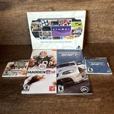MADDEN 12 & Need For Speed Shift Not For Resale And Manuals PSP 3001 Pack In