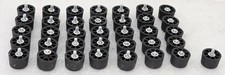  Lot of 36 Rubber Feet w/ Screws For Electronic Equipment Amps etc. .8x.9x.6 in