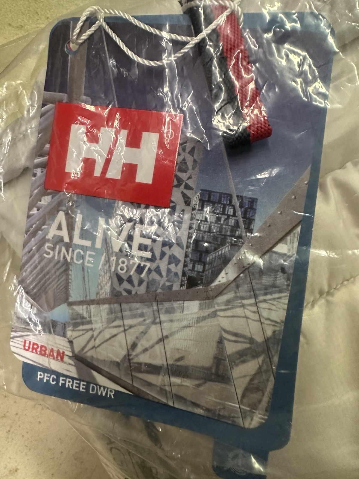 Helly-Hansen Mens RWB Rigging Down Parka 823 Nimbus Cloud Medium