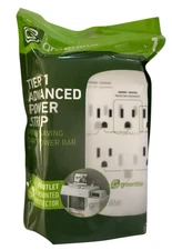 Power Strip 5 Outlet Wall Mount Advanced Tier 1 Smart Surge Protector Greenlit