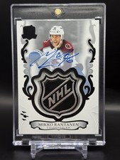 2023-24 UD The Cup Mikko Rantanen NHL Shield Auto 1/1 One Of One Game Used #9
