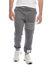 Thom Browne Drawstring Silk-Blend Track Pant Men's
