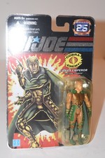 Sealed 2007 G.I. Joe Cobra Emperor Serpentor v4 25th Anniversary Action Figure