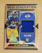 2024 Panini Certified New Generation Jerseys Blake Corum #NGS-BCM Bronze /349