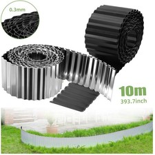 Heavy Duty Steel Lawn Edging Flexible Metal Border for Flower Beds Paths Garden