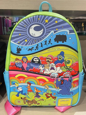 Warner Bros. Studio Tour Hollywood Scooby-Doo Loungefly Mini Backpack New