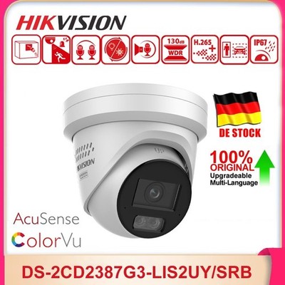Hikvision DS-2CD2387G3-LIS2UY/SRB 8MP Smart Light ColorVu3.0 IP Camera Card Slot