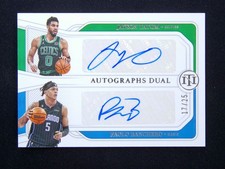 2022-23 Panini National Treasures Jayson Tatum/Paolo Banchero Dual Auto /25