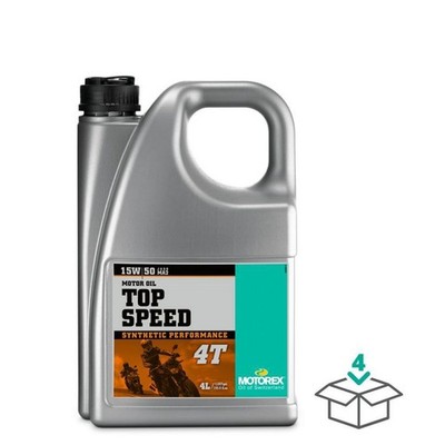 Motorex MOTOREX TOP SPEED 4T 15W50, 4 LITER 304975