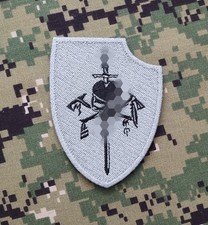 NSWDG DevGru Silver SQN Medium Emblem - 1 Embroidered, High Visibility Patch