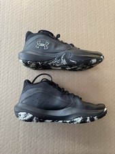 Under Armour Boys Lockdown 7 3028513-004 Black Basketball Shoes Sneakers Sz 6.5Y