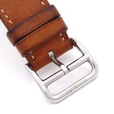 HERMES Cape Cod Double Tour CC1.710 1****** Silver Brown Men's Wrist Watch 6