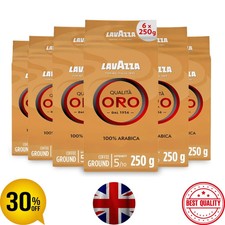 Lavazza, Qualità Oro, Ground Coffee, 6 Packs of 250 g, Ideal for Moka Pot- UK 13.33 per kilo