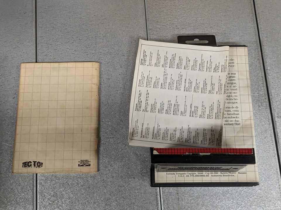 Phantasy Star Master System Tec Toy (Brazil) version, very rare! Good condition! - Image 4 of 4