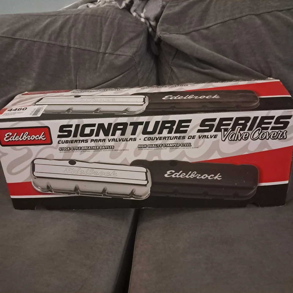 Engine Valve Cover Set-VIN: D Edelbrock 4460 FORD Smallblock Not Boss  - Image 3 of 4
