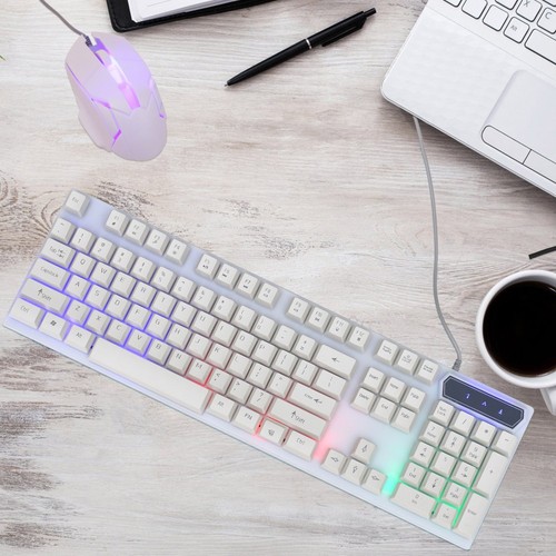 Tastatur- Und Mausset Büro Mechanische Spieltastatur Gaming-Tastatur - Afbeelding 10 van 12