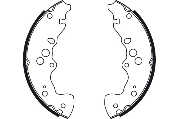 Fits TRW GS8773 BRAKE SHOE SET