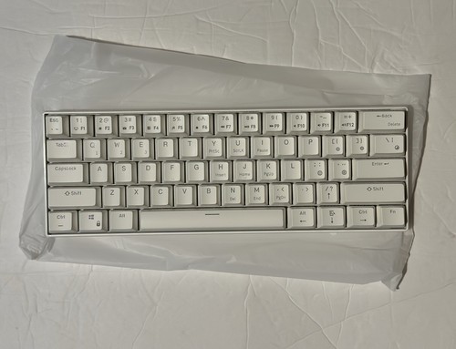 Royal Kludge Game Keyboard Mechanical Tri-Mode Brown Switch Wireless White RK61 - Picture 4 of 5