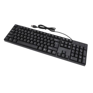 104 Keys Ergonomic USB Wired Gaming Keyboard For Work And Gaming Popular