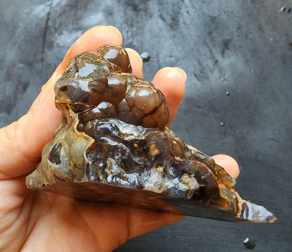 18.8 oz (533 gr) Grape Agate, Bubble Agate, Pseudomorph Agate, Botryoidal Agate - Image 4 of 4