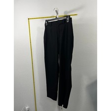 Black High Waisted Tailored Tapered Trousers Dress Pants Womens Size Small