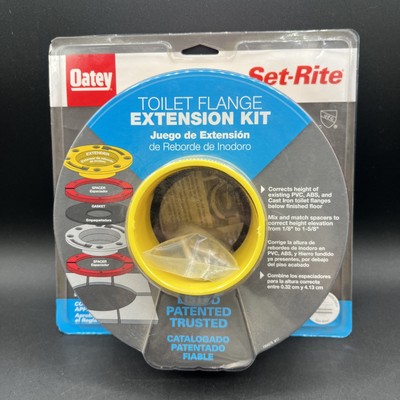 Oatey Set-Rite Toilet Flange Extension Kit from 1/8'' - 1-5/8''