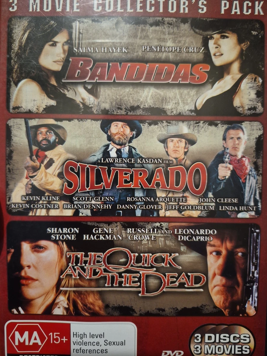 C1 Bandidas + Silverado + The Quick and the Dead - 3 Disc Set - VGC - DVD - R4