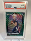 2024 Panini Prizm - Rookies Drake Maye #329 Green Wave Prizm (RC) PSA 8