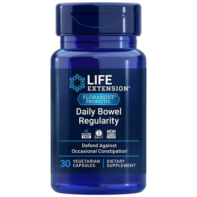 Life Extension Florassist  Probiotic Tägliche Darmregulierung - 30 Kapseln