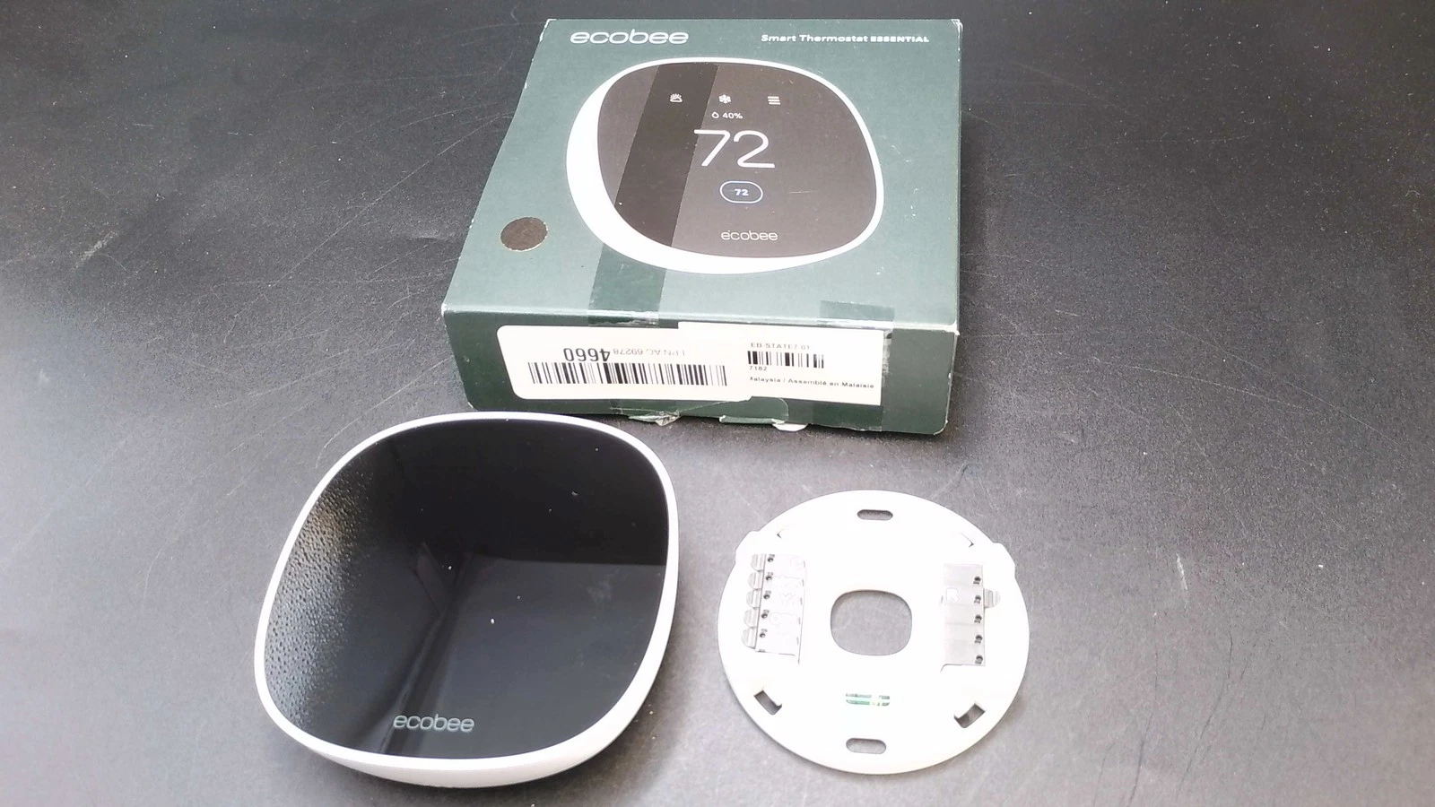 ecobee Smart Thermostat Essential programmable Wi-Fi Thermostat *READ* PC1725938