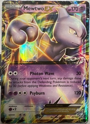 Jumbo / Oversized * Mewtwo EX XY183 FOIL POKEMON | eBay
