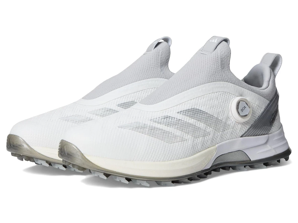 adidas Adizero ZG BOA Spikeless Golf White Silver Metallic for