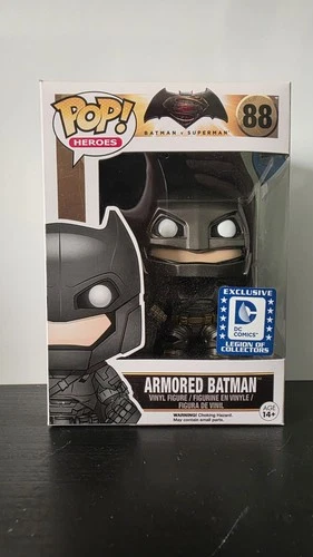 Funko Pop Armored Batman 88 Batman v Superman DC Legion Of Collectors Exclusive