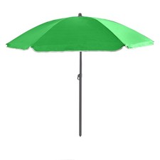 Out There! 2.4m Garden Parasol Umbrella Sun Shade with Adjustable Height