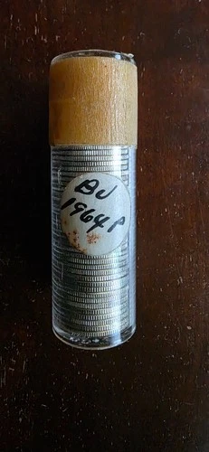 Roll (50) 1964 90% Silver Proof Roosevelt Dimes, BU Brilliant Uncirculated, Gem!