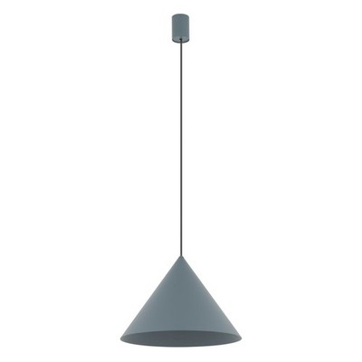 Hängelampe Esszimmer Metall Schirm Umbra Blau GU10 Ø35 cm Kegel Pendelleuchte