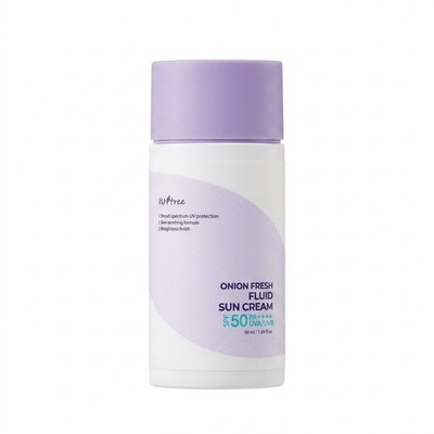 isntree onion fresh fluid sun cream 50ml
