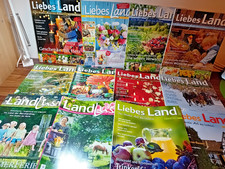 Konvolut 24 Zeitschriften Zeitschrift Landlust und Liebes Land